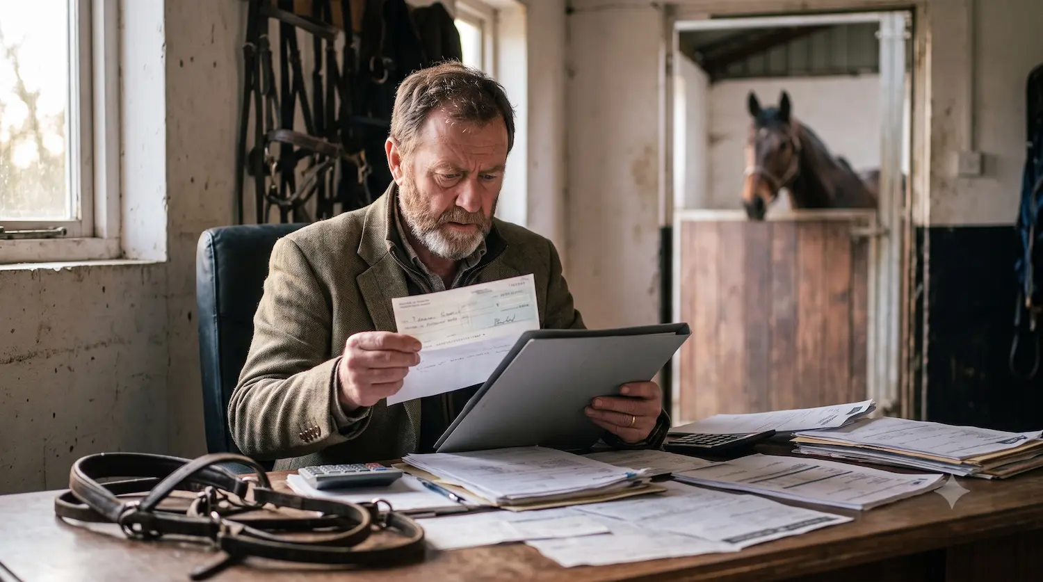Vente de cheval : que faire en cas de paiement incomplet ?